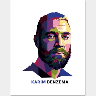 Benzema Pop Art Portrait Posters and Art